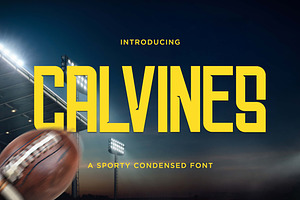 Calvines - Sporty Sans Serif