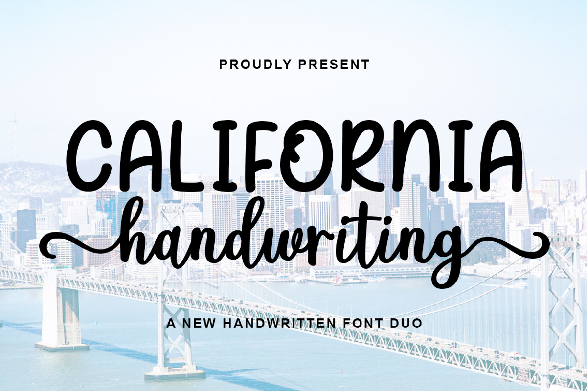 California Handwriting Font Duo, a Script Font by Rotterlab Studio (Photo 1 of 7)