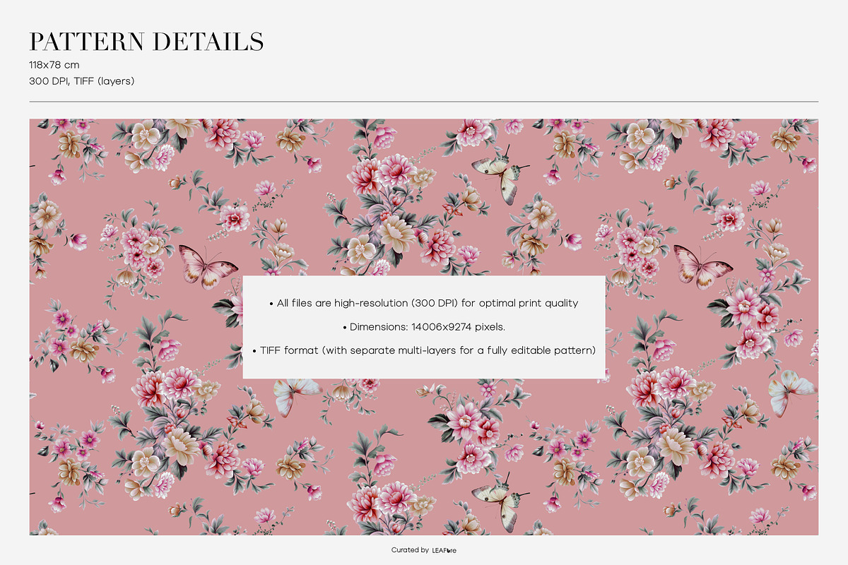 Victorian Reverie Watercolor Prints, a Pattern Graphic by LEAFure (Photo 3 of 9)