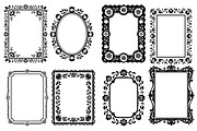 Cottagecore Folk Art Frames SVG, an Object Graphic by Pattern Whimsy (Thumbnail 4 of 6)