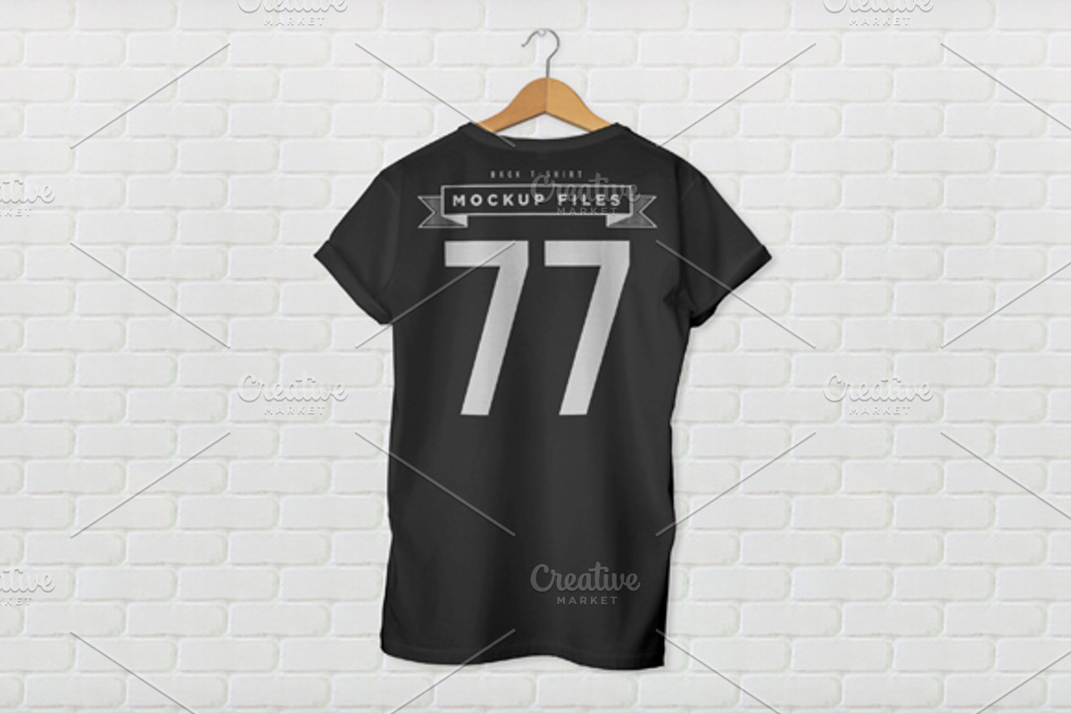 Back T-Shirt Design Mockup, a Hoody Mockup by DanFreebairn (Photo 2 of 3)