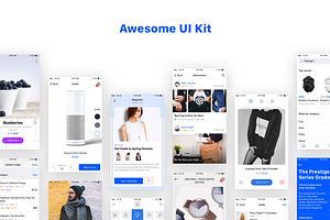 Ozone Shop Mobile UI Kit