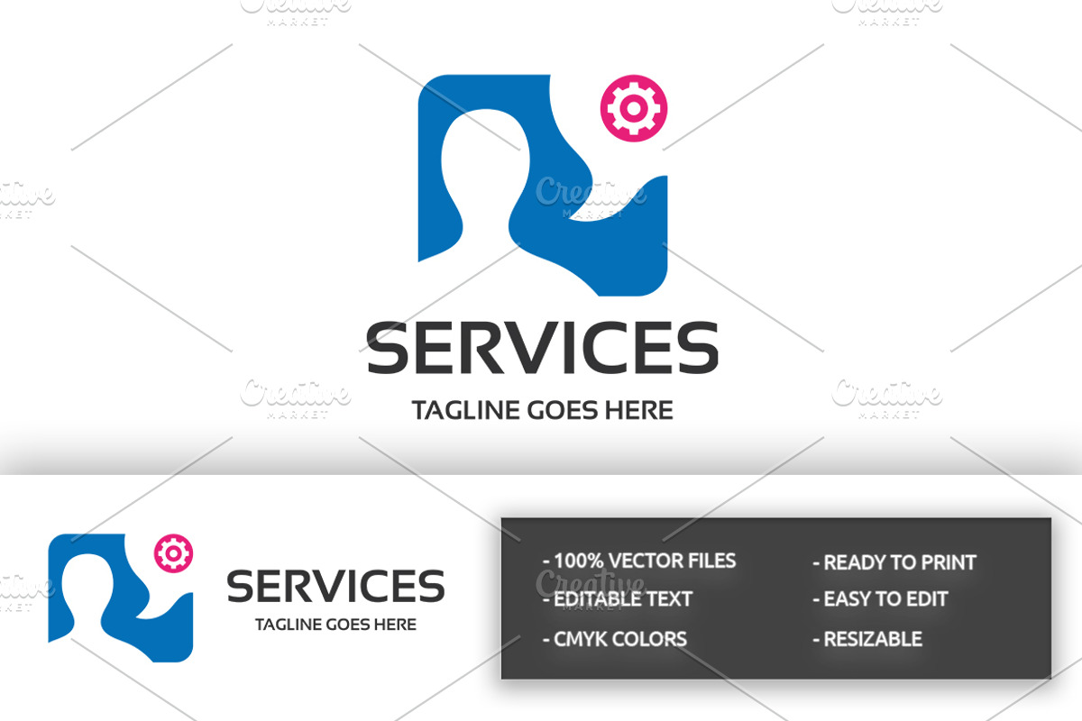 Services Logo, a Branding & Logo Template by Design_Planet
