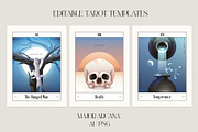 Tarot Card Templates- Major Arcana, an Illustration by Polar Vectors (Thumbnail 6 of 13)