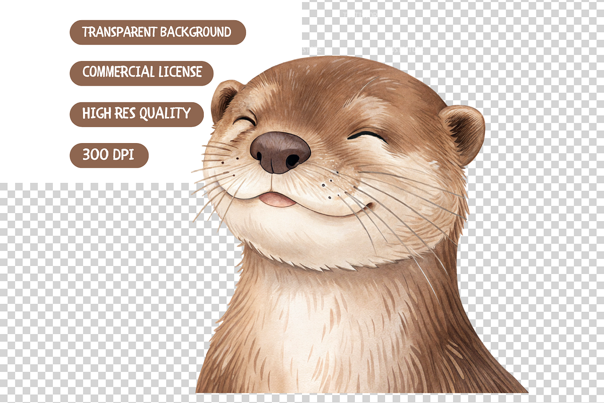 Woodland Animal Portraits Clipart, an Animal Illustration by TatiMockup (Photo 5 of 5)