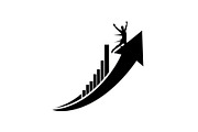 50 Business Growth Success Icons Bun, an Illustration by Designer_Momina (Thumbnail 20 of 51)
