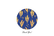 Watercolor Wheat Seamless Patterns, an Illustration by OlDm_Shop (Thumbnail 10 of 10)