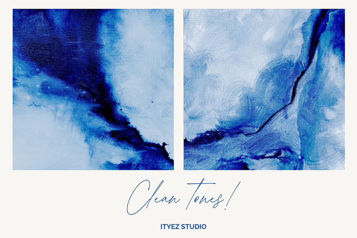 Blue Abstract Modern Artwork, a Texture Illustration by Ityez Studio (Photo 5 of 12)
