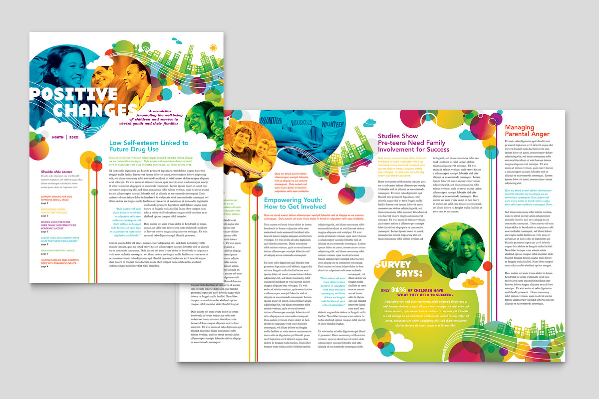 Youth Program Newsletter Template, a Magazine Template by StockLayouts (Photo 4 of 4)