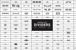 Abstract Decorative Lines Dividers, a Marketing Template by Photoshop Action