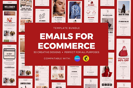Canva E-commerce Email Template, a Templates & Theme by Raytas Studio