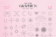 Pink Halftone Collage Elements, an Object Graphic by Animoon (Thumbnail 8 of 19)