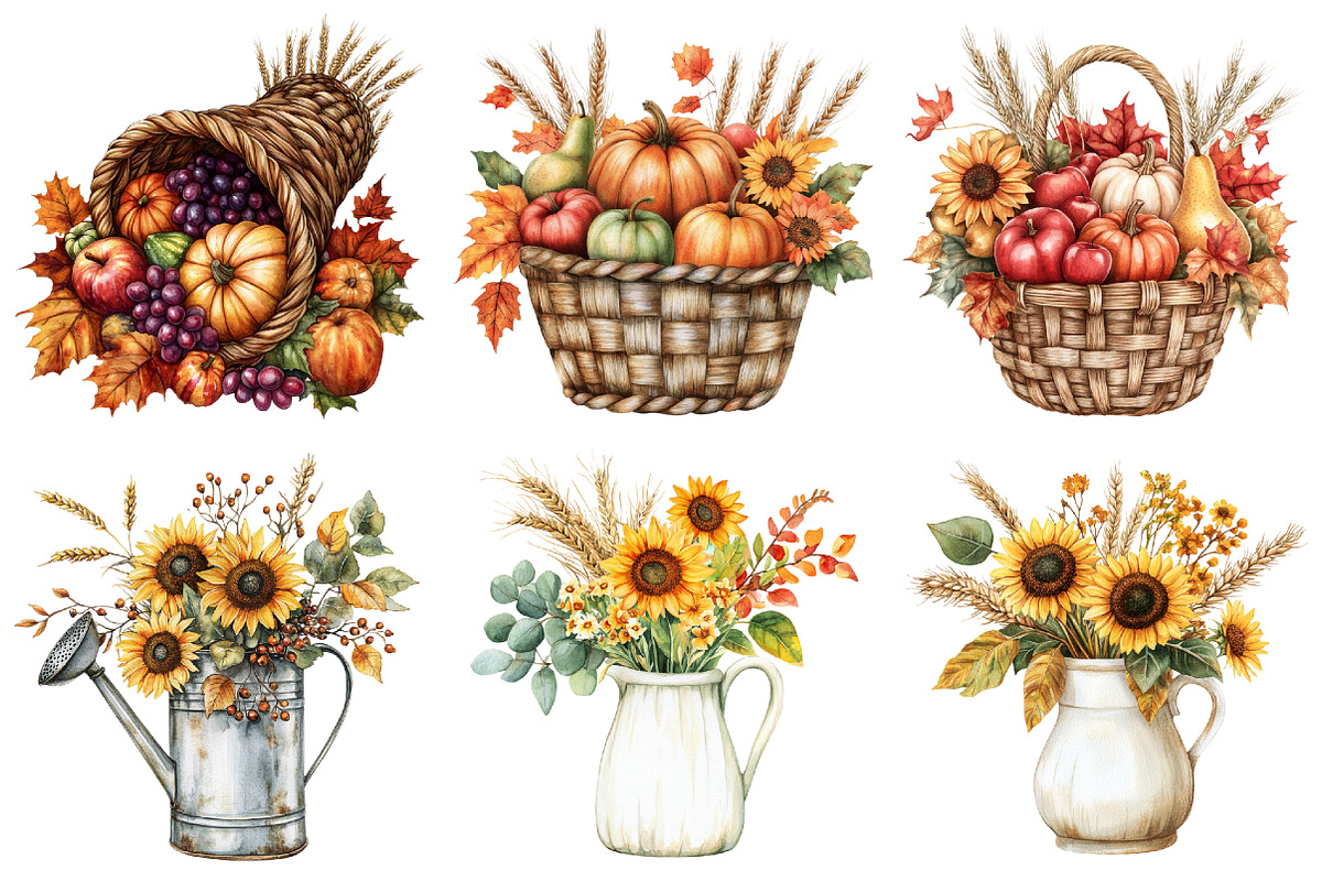 Autumn Collection Sublimation, a Seasonal Illustration by CitraGraphics (Photo 3 of 6)