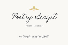Poetry Script Font