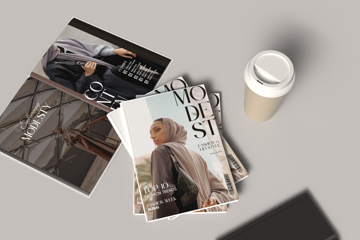Fashion Magazine Layout Template preview 3