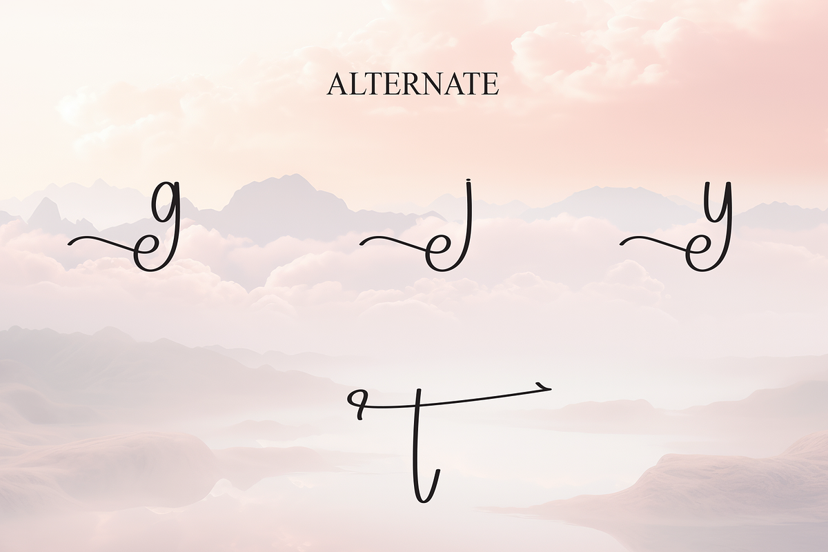 Fantasy | Script Font, a Handwritten Font by Scratchones (Photo 8 of 9)