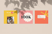 Influencer Instagram Pack | PS CANVA, a Social Media Template by Visuel Colonie® (Thumbnail 13 of 16)