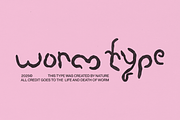 Worm Type, a Handwritten Font by Weird Friends (Thumbnail 1 of 7)