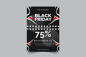 black friday flyer design template, a Flyer Template by NJ Himel