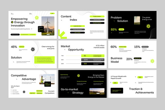 Energy Solution Pitch Deck Slides preview 6