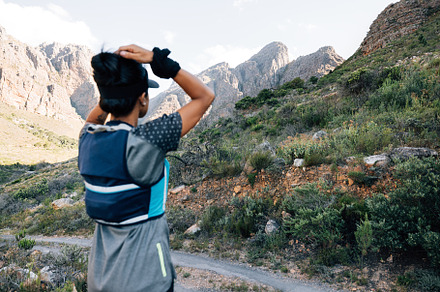Back view of woman hiker looking, a Sports & Recreation Photo by Artem Varnitsin