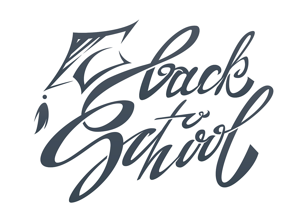 Back to school. Icons. Calligraphy, an Education Illustration by Margo Miller (Photo 14 of 18)