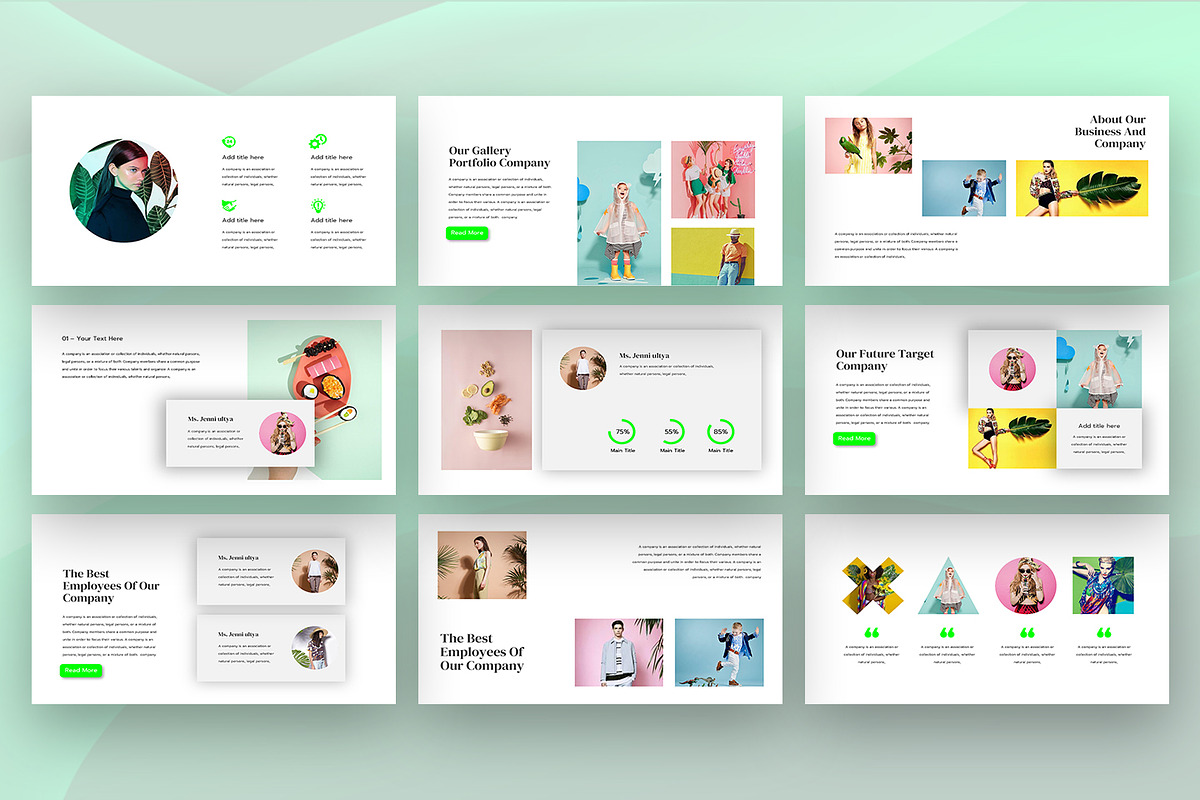 Simpless - Google Slides Template, a Presentation Template by UnicodeID