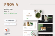 Provia — Proposal Deck PowerPoint, a Presentation Template by New Coral Design (Thumbnail 1 of 6)