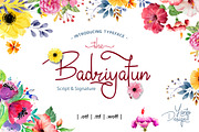 Badriyatun // Luxury Signature Font, a Script Font by yantodesign (Thumbnail 1 of 10)