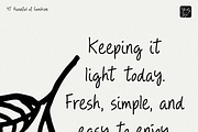 YJ Handful of Sunshine, a Script Font by YENTY JAP CO (Thumbnail 18 of 20)