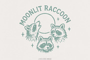 Moonlit Raccoon PNG, Woodland, an Illustration by SharpMarketplace (Thumbnail 1 of 9)