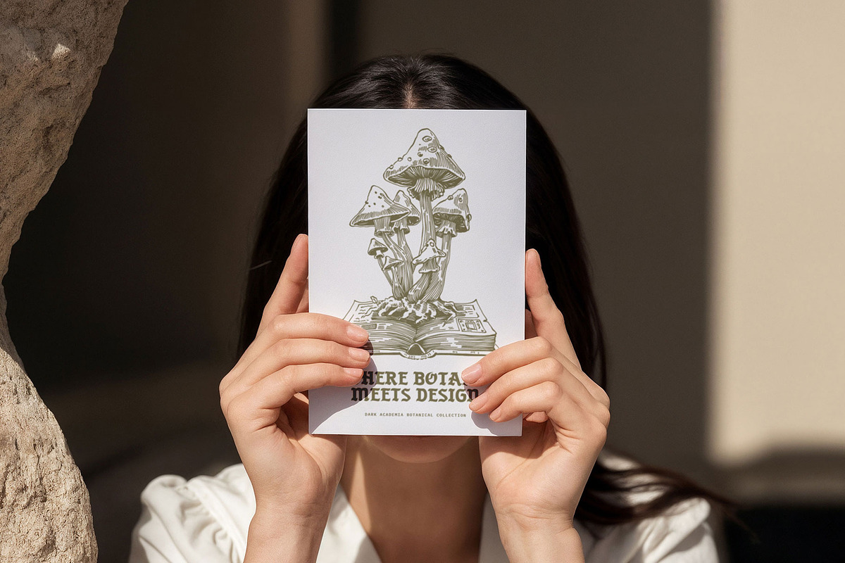 Dark Academia Flora | Illustration, an Object Graphic by KetteCreate (Photo 3 of 14)