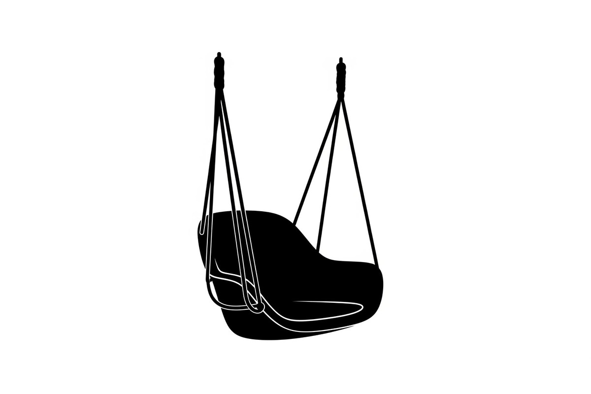 Hanging Egg Chair Silhouette Bundle, an Illustration by Designer_Momina (Photo 43 of 51)