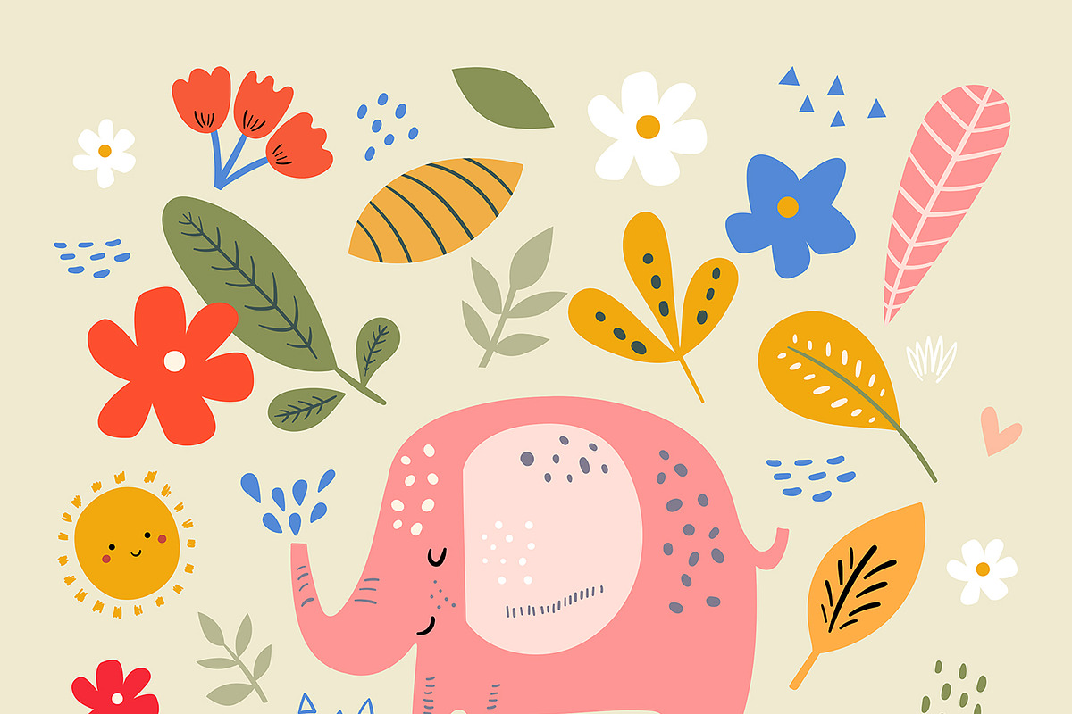 Cute baby animals collection, an Animal Illustration by MoleskoStudio (Photo 30 of 33)