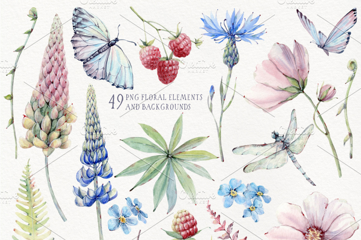 COUNTRY MORNING Watercolor set, an Illustration by Lemaris (Photo 3 of 9)