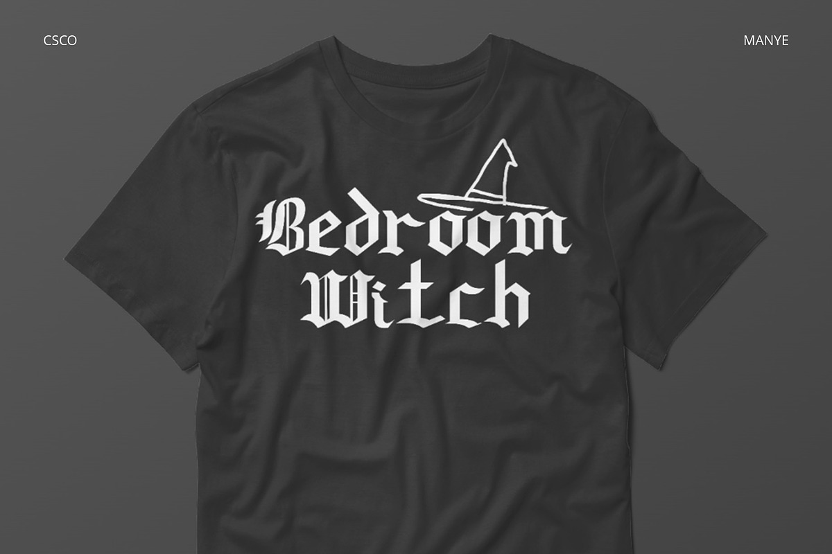 Manye – Blackletter Font, a Blackletter Font by Craft Supply Co. (Photo 8 of 8)