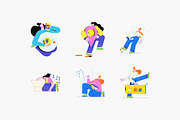 Pof-Pof! Illustration Kit, a Templates & Theme by ls-illustrations (Thumbnail 4 of 6)