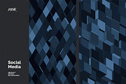 Social Media Vector Backgrounds V 04, a Background Graphic by dvtchk (Thumbnail 8 of 9)