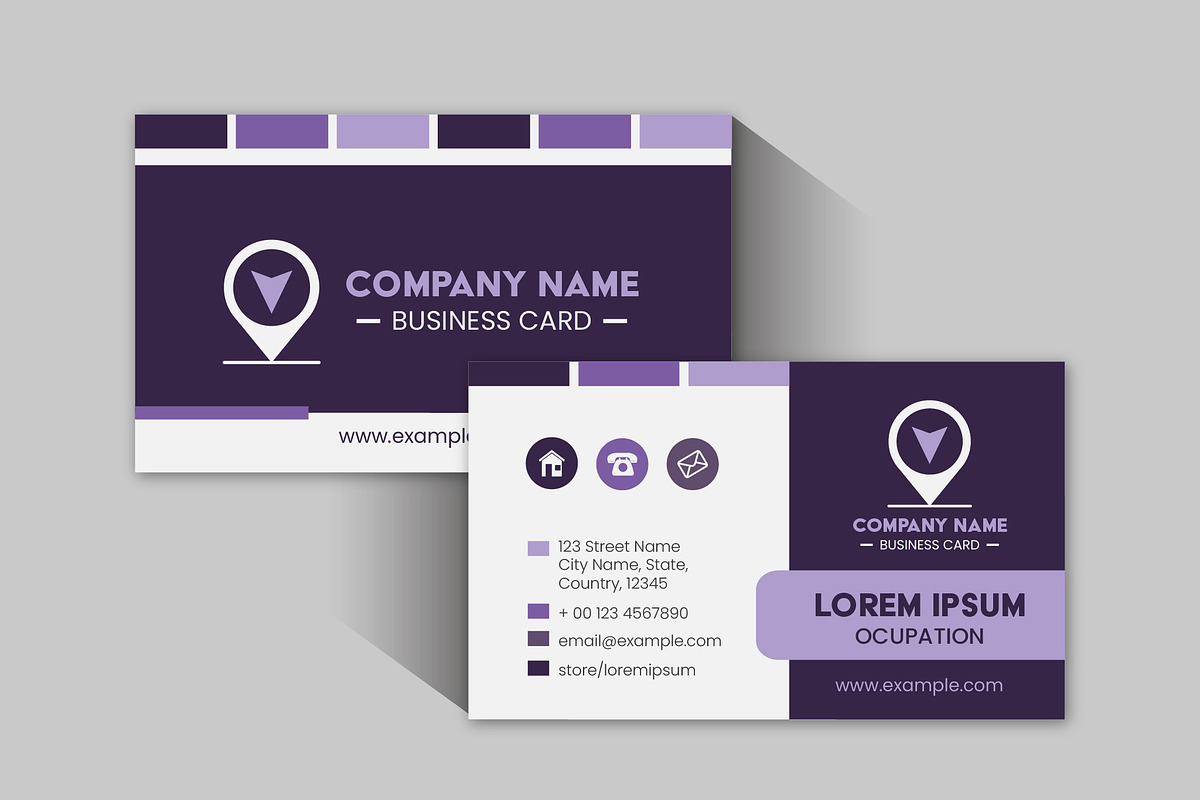 Business Card Layout, a Templates & Theme by studiogstock (Photo 1 of 2)