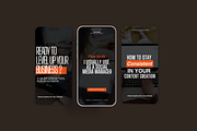 Black & Orange - Instagram Reel, a Social Media Template by My Template Studio (Thumbnail 8 of 13)