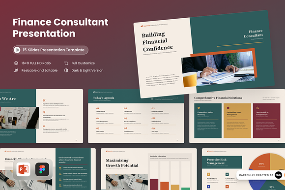 Finance Consultant PowerPoint preview 7