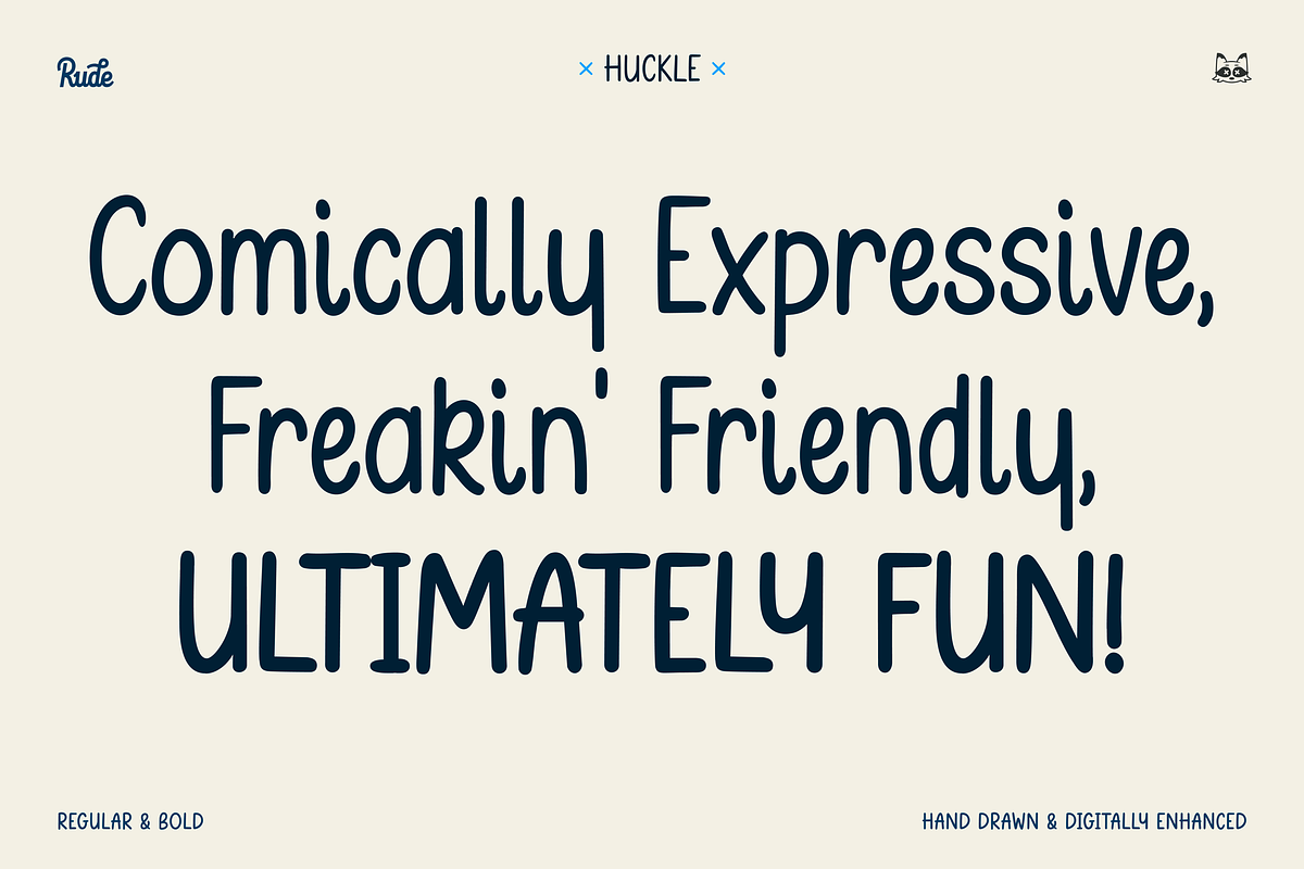 Huckle Handwritten Font, a Handwritten Font by bryrude (Photo 2 of 4)