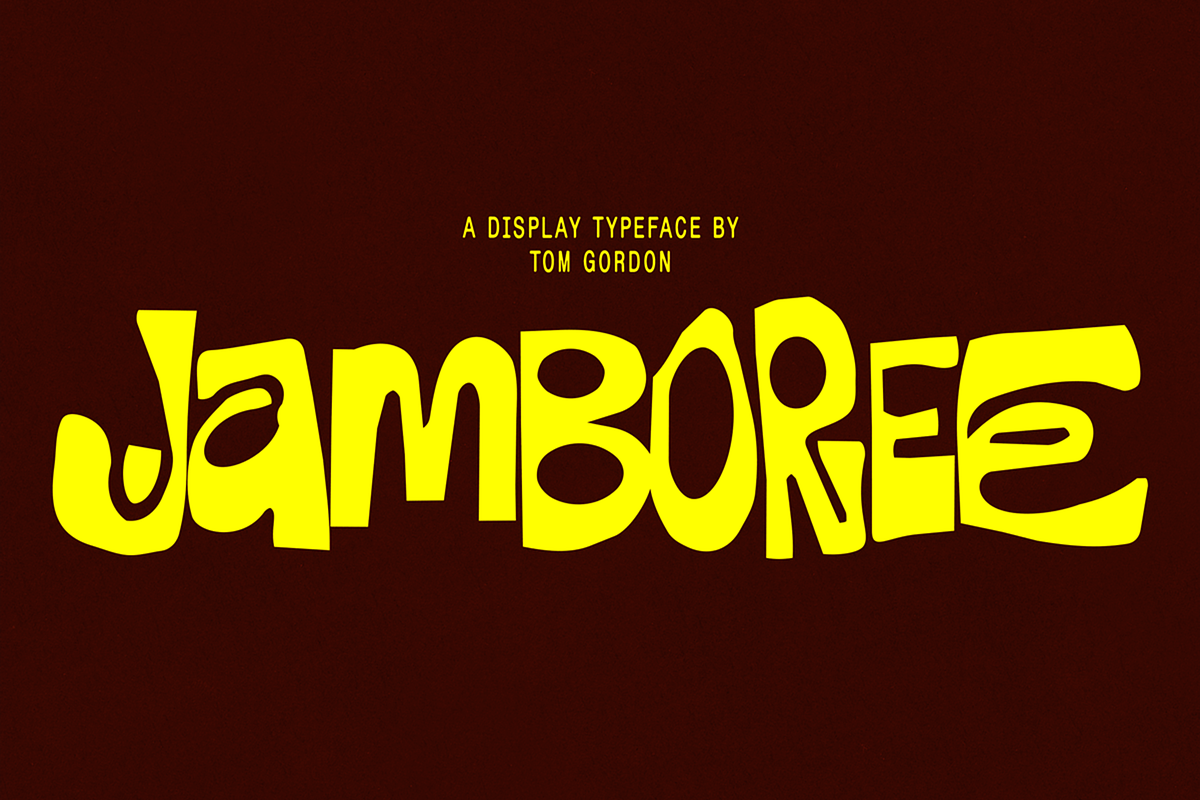 Jamboree Hand Drawn Font, a Handwritten Font by Tom Gordon Design (Photo 1 of 4)