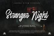 Lubang Hitam - Handbrush Script, a Script Font by Typefactoryco (Thumbnail 7 of 8)