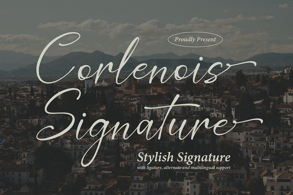 Corlenois Signature | Signature Font, a Script Font by gracetype_studio (Photo 1 of 15)