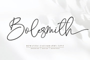 Bolesmith, a Script Font by Sealoung (Thumbnail 1 of 17)
