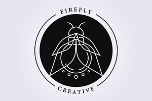 Creative Insect Logo, Firefly Logo