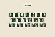 Gilndra Down - Thick & Bold Font, a Sans Serif Font by Iqsiart Studio (Thumbnail 4 of 7)