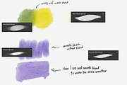 Procreate Gouache Brush Set, a Brush Add-On by ArtbyHien (Thumbnail 6 of 6)