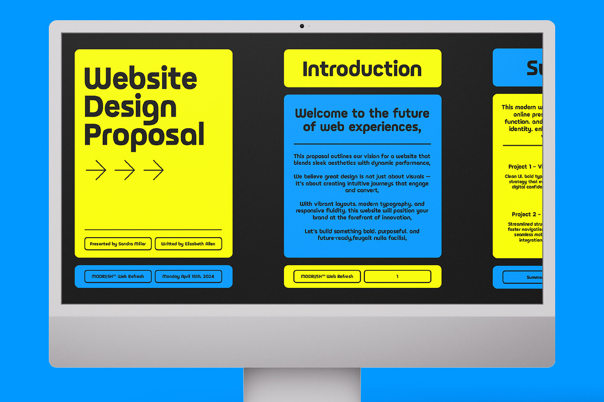 Take Yours Modern Display Sans Serif, a Font by Jaruka (Photo 4 of 11)